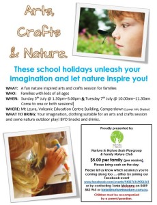 Arts Crafts & Nature - July 2015